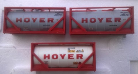 Märklin Hoyer tank containers